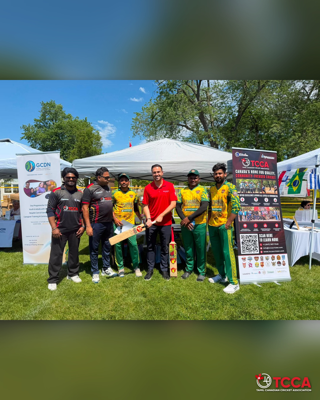 Friends Cricket Club on the field