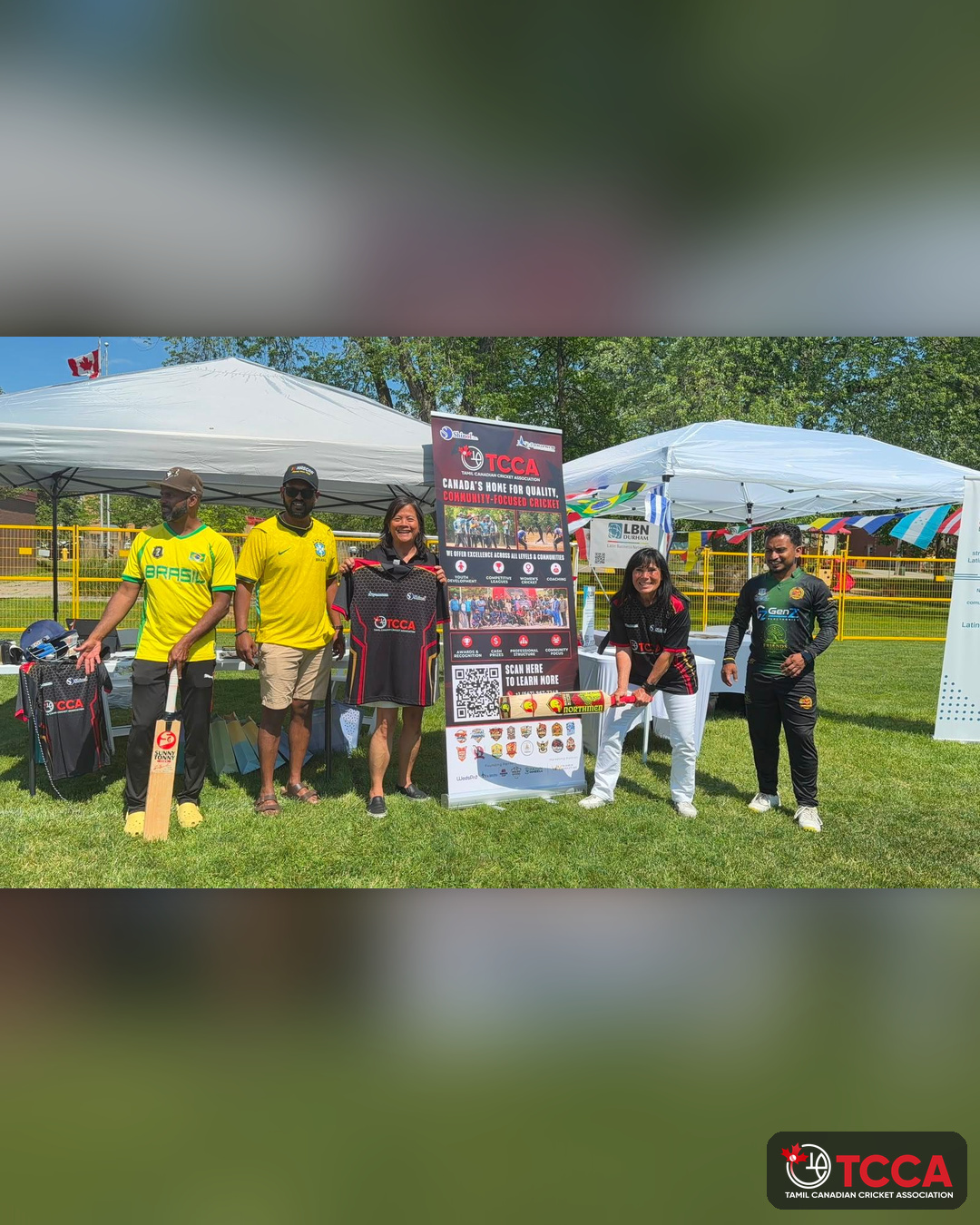 Centurions cricket club on the field